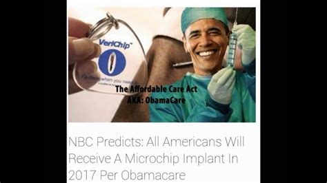 Does 'Obamacare' require Americans to be implanted 